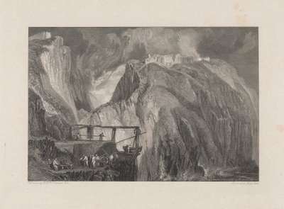 Tintagel Castle, Cornwall av George Cooke