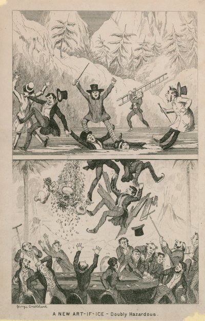En ny konst-om-is - dubbelt farlig av George Cruikshank