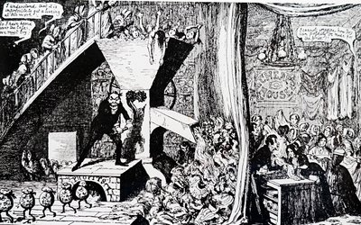 En svettig arbetare av George Cruikshank