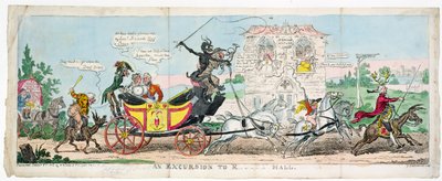 En utflykt till R.... Hall av George Cruikshank