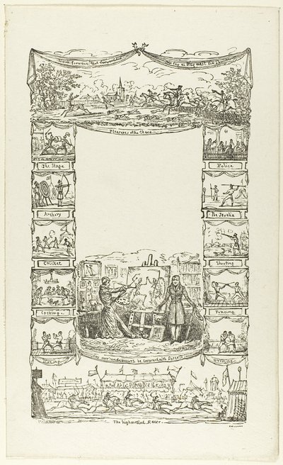 Anekdoter: Kant för en titelsida av George Cruikshank