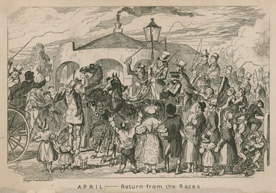 April - Återkomst från loppen av George Cruikshank