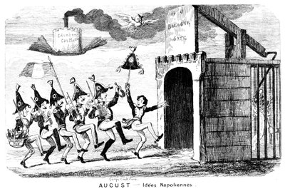 Augusti - Idees Napoliennes, 1800-talet. av George Cruikshank