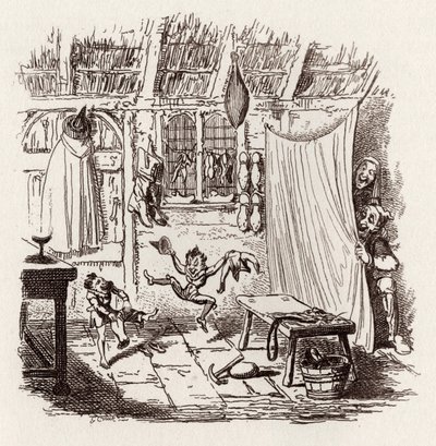 Bröderna Grimm Barn och av George Cruikshank