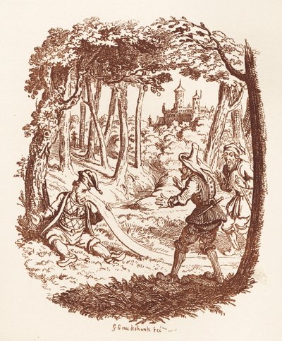 Bröderna Grimm Barn och av George Cruikshank