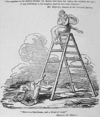Här är en herrar, och en vän till mig!, c1820. av George Cruikshank
