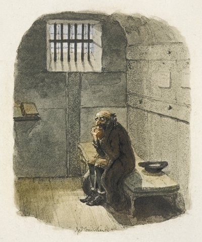 Illustration till "Oliver Twist" av George Cruikshank