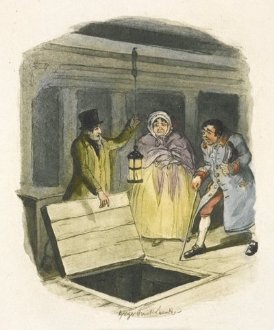 Illustration till "Oliver Twist" av George Cruikshank