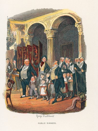 Illustration för Sketches av Boz av George Cruikshank