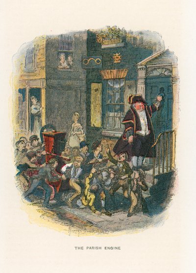 Illustration till Sketches by Boz av George Cruikshank
