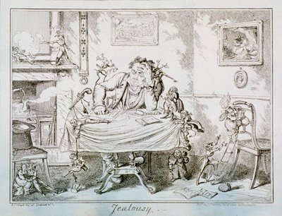 "Avundsjuka", 1835 av George Cruikshank