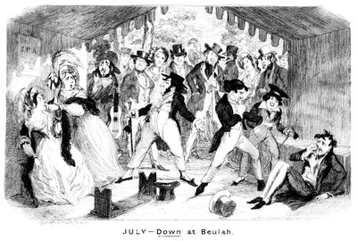 Juli - Nere vid Beulah, c1840-talet. av George Cruikshank