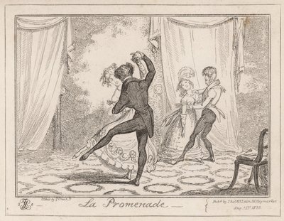 La Promenade av George Cruikshank