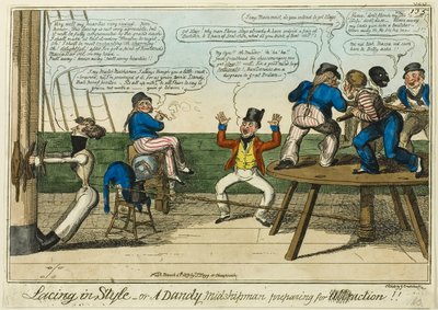Snörning med stil av George Cruikshank
