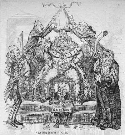 Roy vill ha det! G.R., c1820. av George Cruikshank