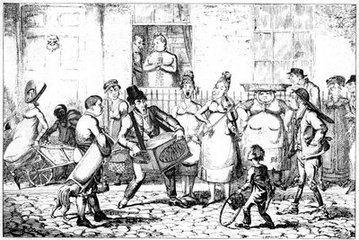 Savoyards, 1818. av George Cruikshank