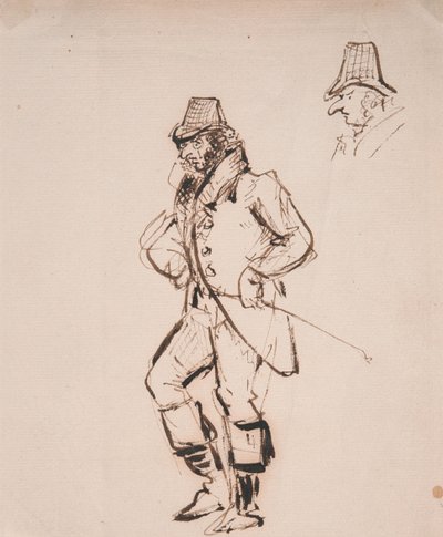 Man med ridpiska av George Cruikshank