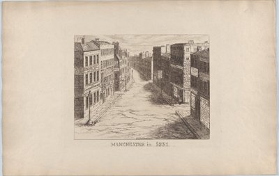 Manchester, 1851, 1851, 1851. av George Cruikshank