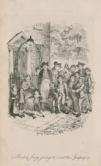 Mästare Joey ska besöka sin gudpappa av George Cruikshank