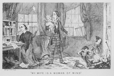 ?Min fru är en kvinna i sinnet? av George Cruikshank