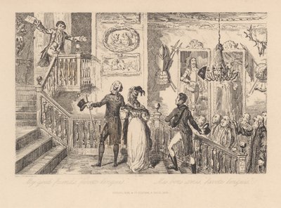 Mina goda vänner, ”favete linguis” av George Cruikshank