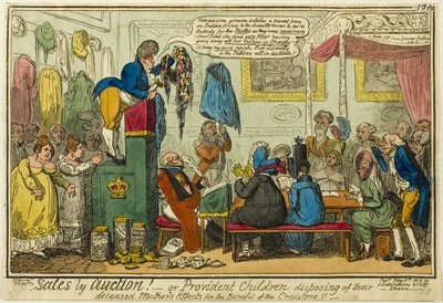Försäljning genom auktion av George Cruikshank