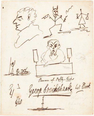 Satiriska skisser av George Cruikshank