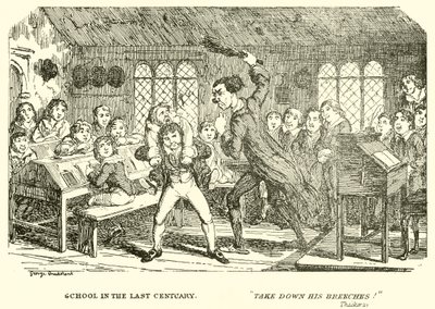Skola under förra seklet av George Cruikshank