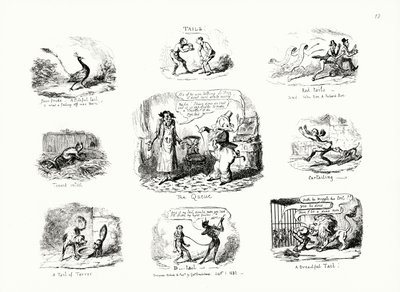 Svansar (gravyr) av George Cruikshank