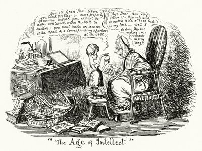 The Age of Intellect (gravyr) av George Cruikshank