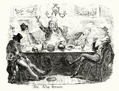 The Ale House (gravyr) av George Cruikshank