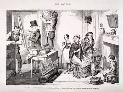 "Flaskan", 1847 av George Cruikshank