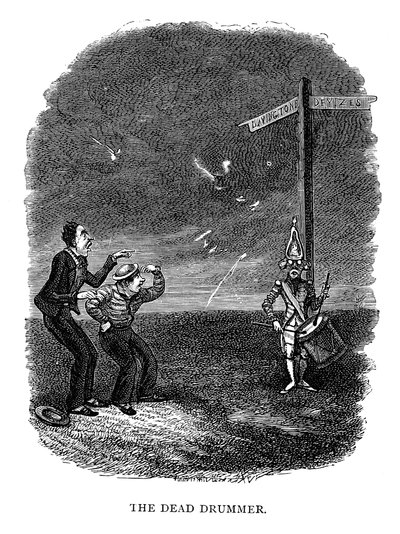 Den döde trummisen, 1840 av George Cruikshank