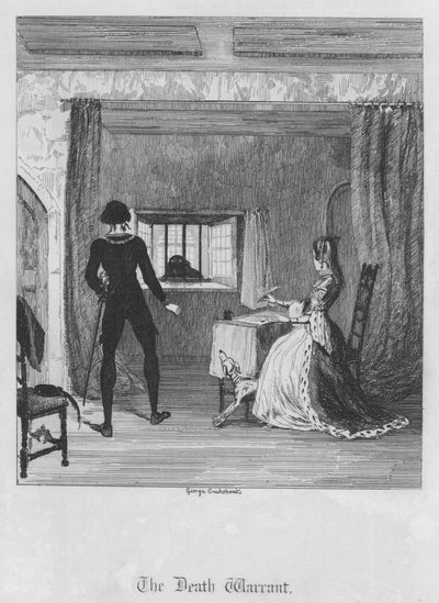 Dödsdomen (gravyr) av George Cruikshank