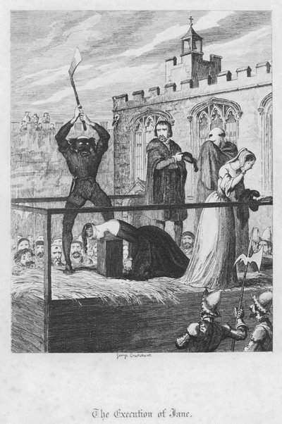 Avrättningen av Jane av George Cruikshank