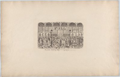 Den första shillingdagen som går in, 1851, 1851. av George Cruikshank