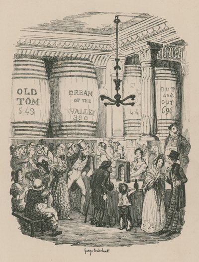 Ginbutiken av George Cruikshank
