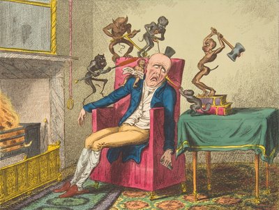 Huvudvärken, 12 februari 1819, 12 februari 1819. av George Cruikshank