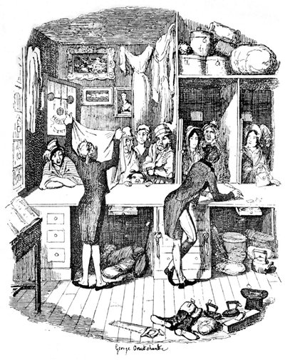 Pantlånebutiken, c1900 av George Cruikshank