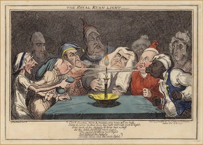 Royal Rush Light av George Cruikshank