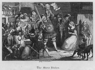 Stenköket (gravyr) av George Cruikshank