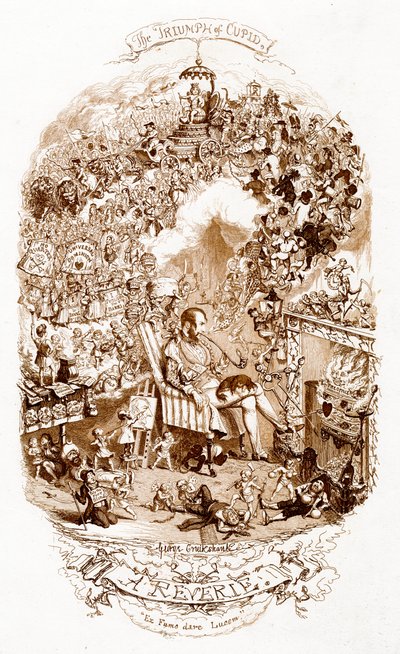 Amors triumf, 1800-talet. av George Cruikshank