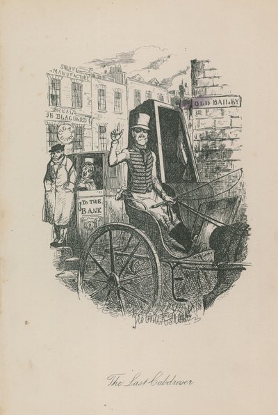 Den sista taxichauffören av George Cruikshank