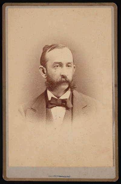 Porträtt av Daniel Coit Gilman 1831-1908, cirka 1875. av George Daniels Morse