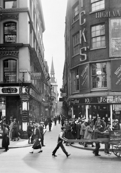 Cheapside, City of London, c1920-talet av George Davison Reid