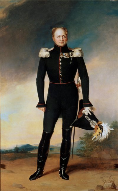 Porträtt av kejsar Alexander I, 1825 av George Dawe