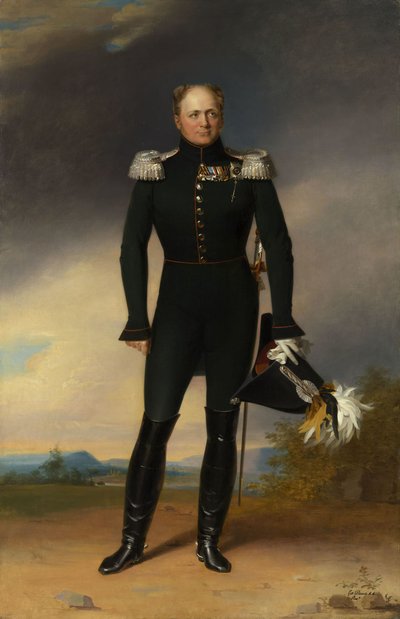Porträtt av Rysslands kejsare Alexander I av Ryssland av George Dawe
