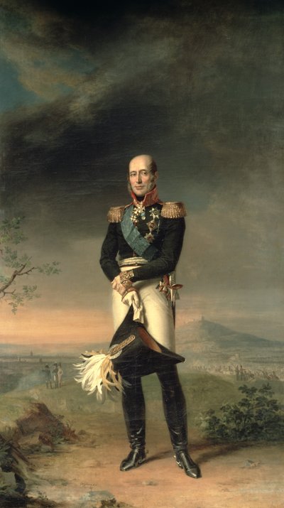 Porträtt av prins Mikhail Barclay de Tolly (1761-1818) av George Dawe