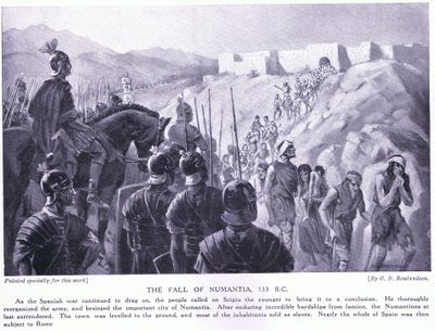 Numantias fall 133 f.Kr. av George Derville Rowlandson