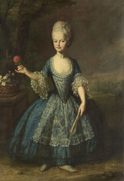 Porträtt av fröken Kappler av George Desmarées